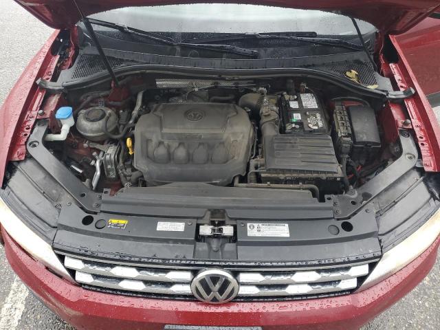 3VV3B7AX2KM006847 - 2019 VOLKSWAGEN TIGUAN SE RED photo 12