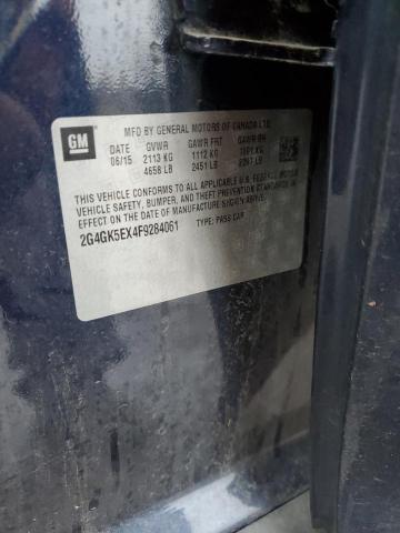 2G4GK5EX4F9284061 - 2015 BUICK REGAL 蓝色 照片 12