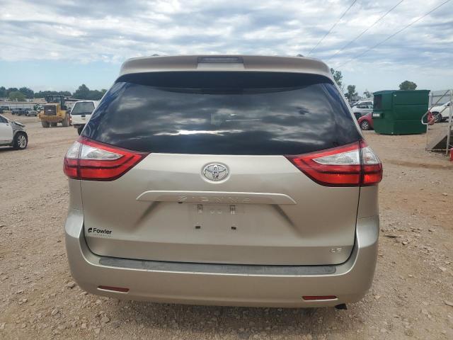 5TDKZ3DC3HS861573 - 2017 TOYOTA SIENNA LE თაფლისფერი ფოტო 6