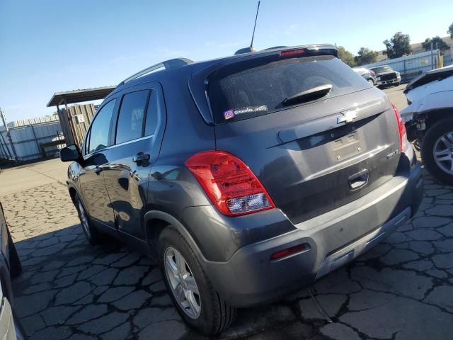 3GNCJLSB6GL228888 - 2016 CHEVROLET TRAX 1LT GRAY photo 2