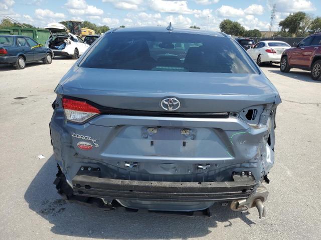 5YFEPRAE7LP101319 - 2020 TOYOTA COROLLA LE BLUE photo 6