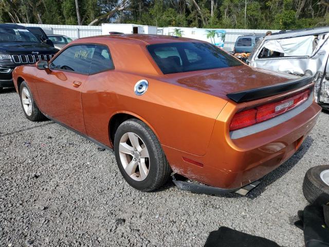 2B3CJ4DG8BH565783 - 2011 DODGE CHALLENGER ORANGE photo 2