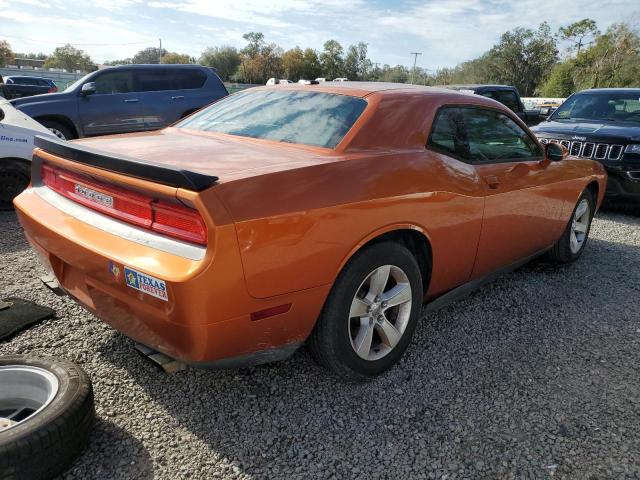 2B3CJ4DG8BH565783 - 2011 DODGE CHALLENGER ORANGE photo 3