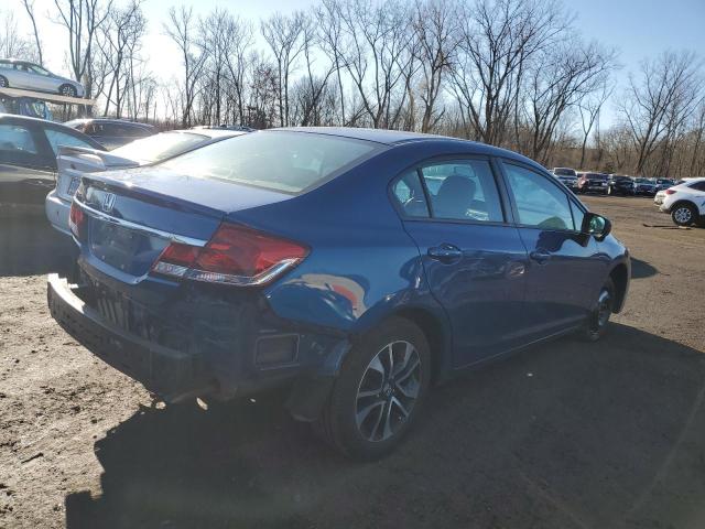 2HGFB2F8XFH506101 - 2015 HONDA CIVIC EX BLUE photo 3