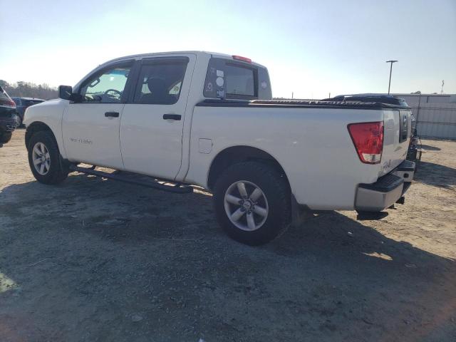 1N6BA0EJ4CN308204 - 2012 NISSAN TITAN S WHITE photo 2