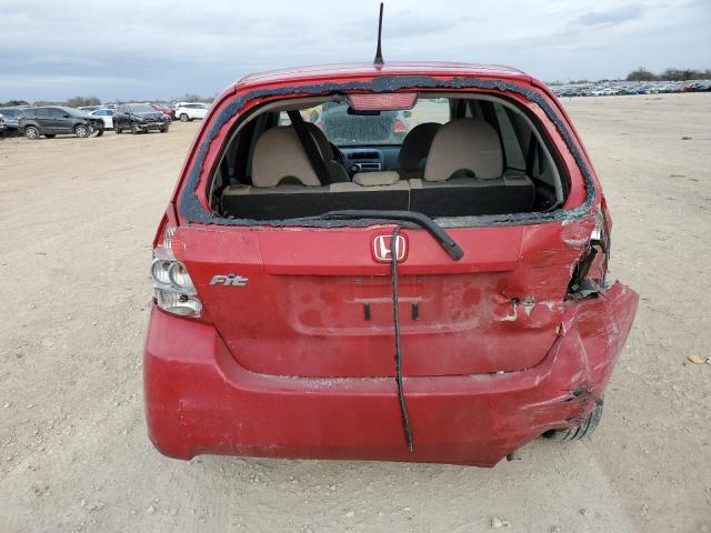 JHMGD38427S040928 - 2007 HONDA FIT RED photo 6