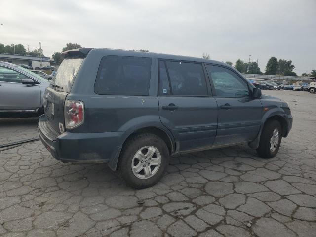 5FNYF281X6B002018 - 2006 HONDA PILOT LX BLUE photo 3
