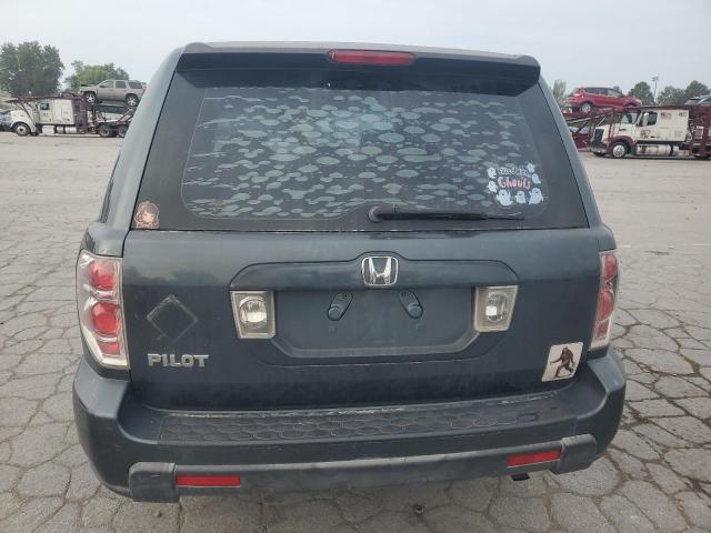 5FNYF281X6B002018 - 2006 HONDA PILOT LX BLUE photo 6