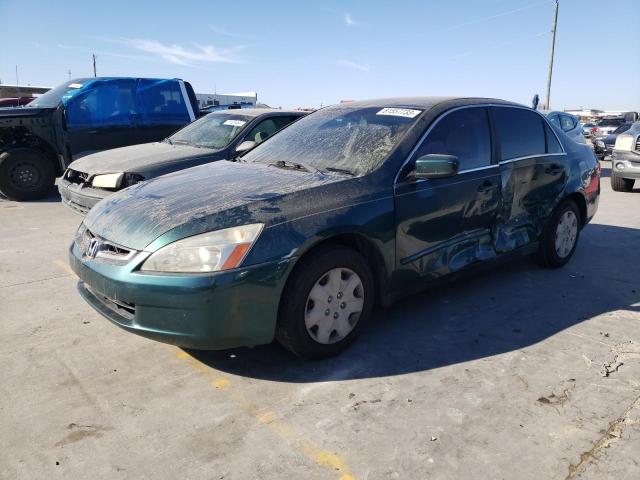 JHMCM563X3C012142 - 2003 HONDA ACCORD LX GREEN photo 1