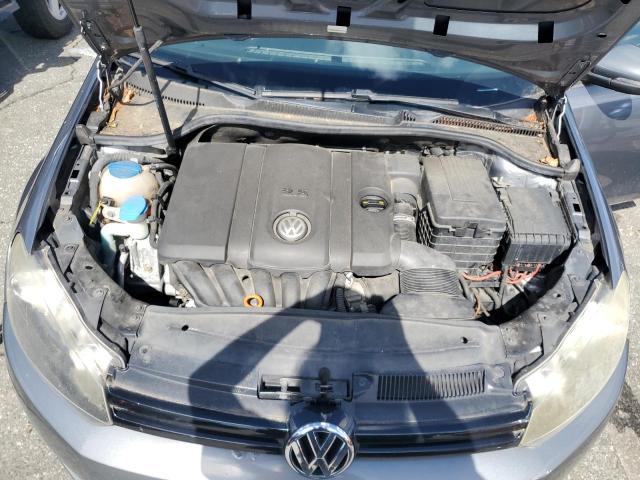 WVWDA7AJ4AW095739 - 2010 VOLKSWAGEN GOLF GRAY photo 11