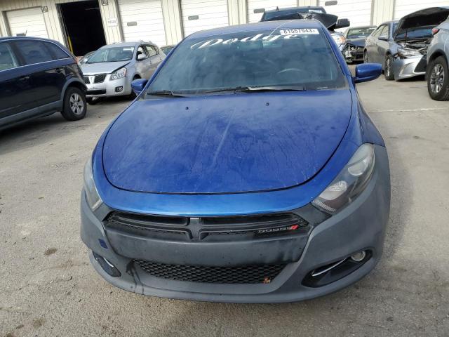 1C3CDFBBXED768379 - 2014 DODGE DART SXT BLUE photo 5