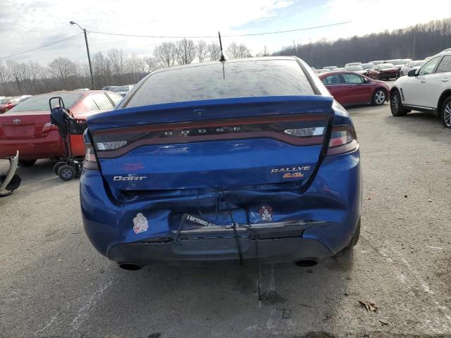 1C3CDFBBXED768379 - 2014 DODGE DART SXT BLUE photo 6