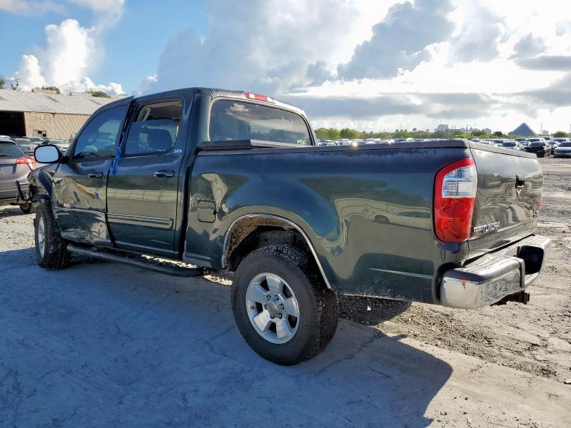 5TBET34156S546602 - 2006 TOYOTA TUNDRA DOUBLE CAB SR5 GREEN photo 2