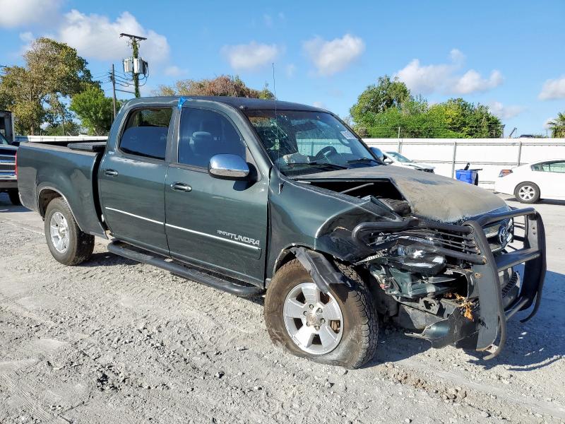 5TBET34156S546602 - 2006 TOYOTA TUNDRA DOUBLE CAB SR5 GREEN photo 4