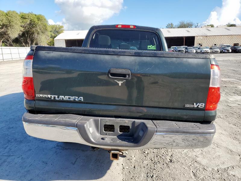 5TBET34156S546602 - 2006 TOYOTA TUNDRA DOUBLE CAB SR5 GREEN photo 6