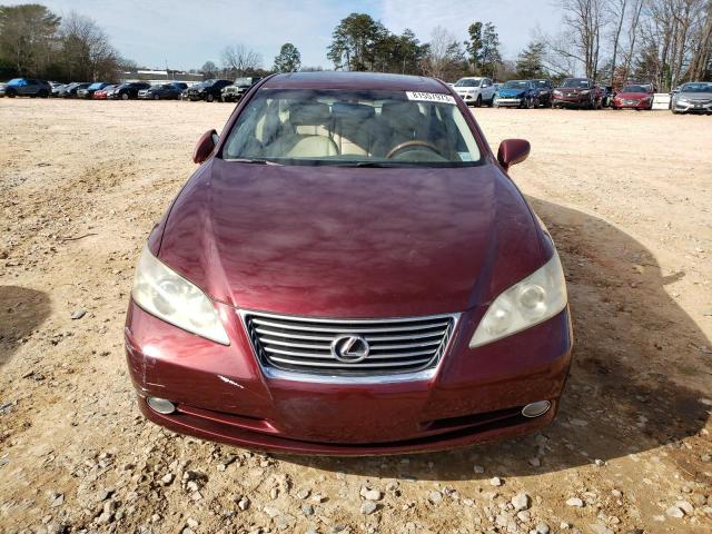 JTHBJ46G882233981 - 2008 LEXUS ES 350 BURGUNDY photo 5