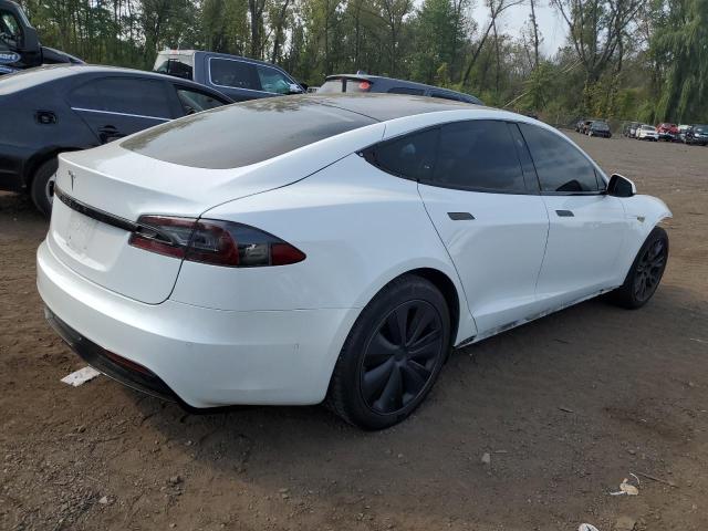5YJSA1E50MF455437 - 2021 TESLA MODEL S 白色 照片 3