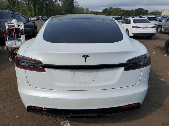 5YJSA1E50MF455437 - 2021 TESLA MODEL S 白色 照片 6
