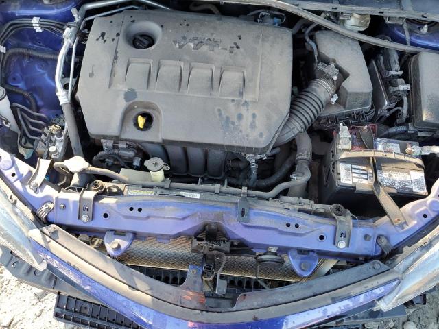 2T1BURHE1HC855213 - 2017 TOYOTA COROLLA L BLUE photo 11