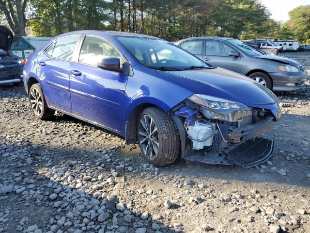 2T1BURHE1HC855213 - 2017 TOYOTA COROLLA L BLUE photo 4
