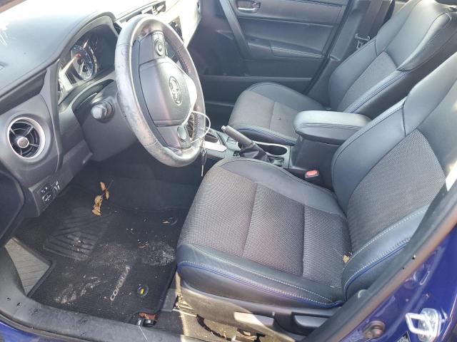 2T1BURHE1HC855213 - 2017 TOYOTA COROLLA L BLUE photo 7