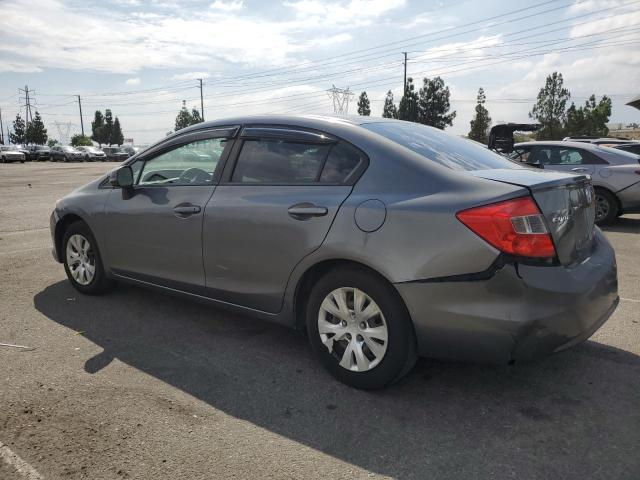 19XFB2F5XCE337001 - 2012 HONDA CIVIC LX GRAY photo 2