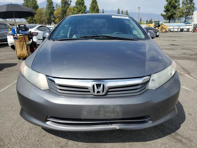 19XFB2F5XCE337001 - 2012 HONDA CIVIC LX GRAY photo 5