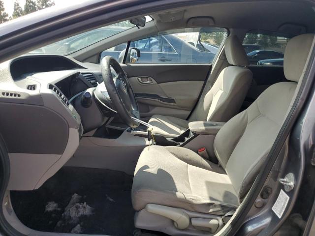 19XFB2F5XCE337001 - 2012 HONDA CIVIC LX GRAY photo 7