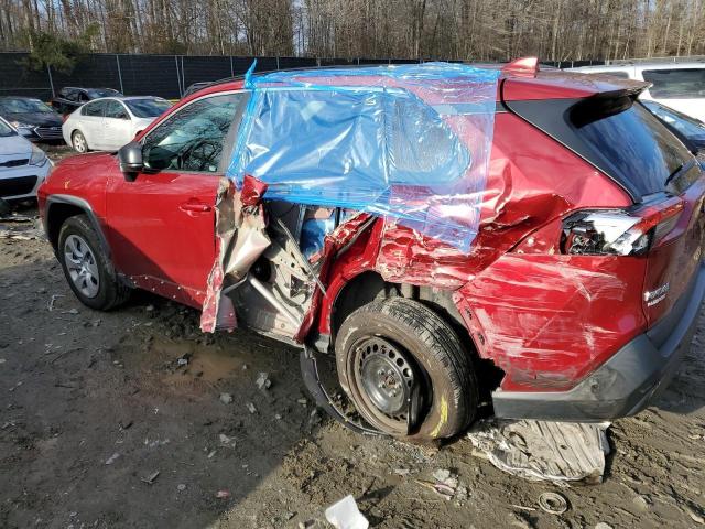 2T3F1RFVXMW183603 - 2021 TOYOTA RAV4 LE RED photo 2