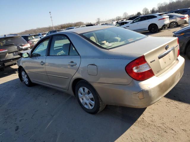 4T1BE32K64U828753 - 2004 TOYOTA CAMRY LE TAN photo 2