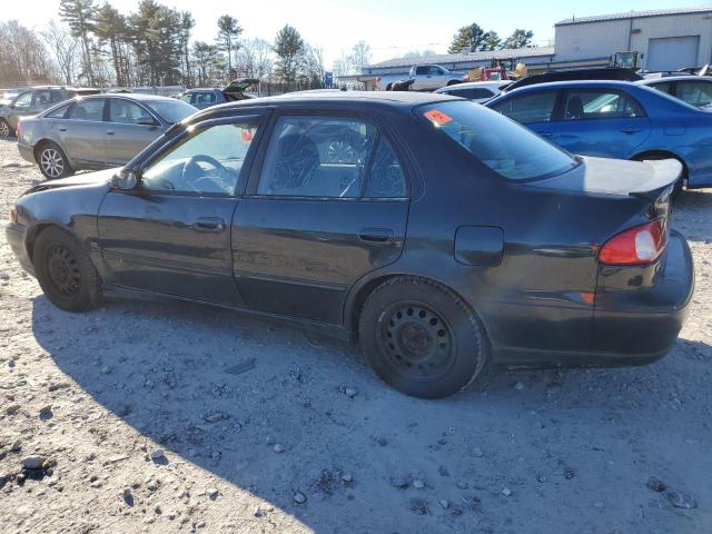 2T1BR18E2YC345519 - 2000 TOYOTA COROLLA VE BLACK photo 2