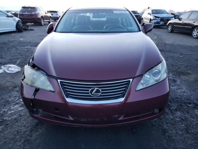 JTHBJ46G072005116 - 2007 LEXUS ES 350 BURGUNDY photo 5