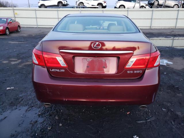 JTHBJ46G072005116 - 2007 LEXUS ES 350 BURGUNDY photo 6