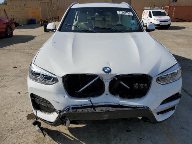 5UXTY3C03M9F00885 - 2021 BMW X3 SDRIVE30I WHITE photo 11