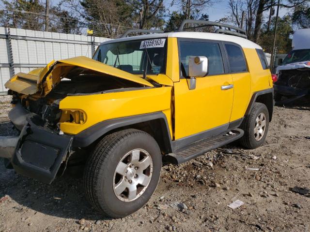 JTEBU11F970006312 - 2007 TOYOTA FJ CRUISER YELLOW photo 1