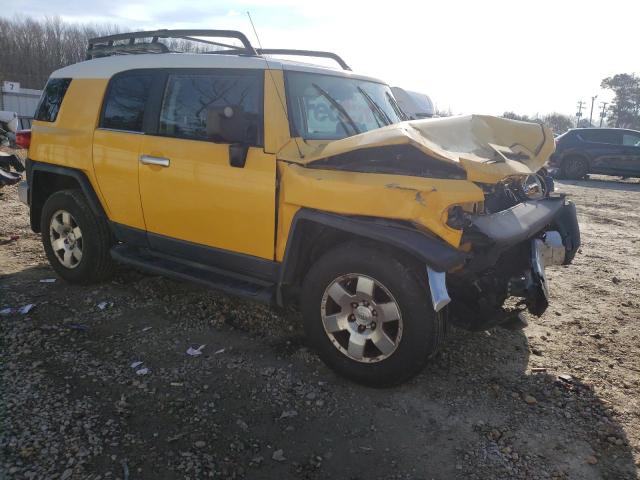 JTEBU11F970006312 - 2007 TOYOTA FJ CRUISER YELLOW photo 4