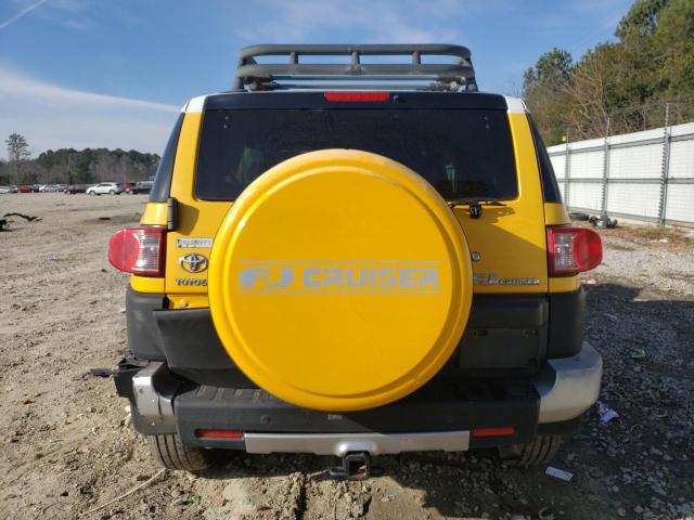 JTEBU11F970006312 - 2007 TOYOTA FJ CRUISER YELLOW photo 6