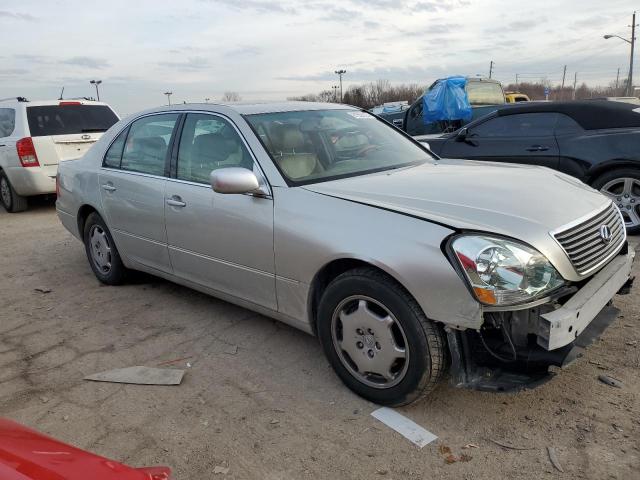 JTHBN30F720063064 - 2002 LEXUS LS 430 SILVER photo 4