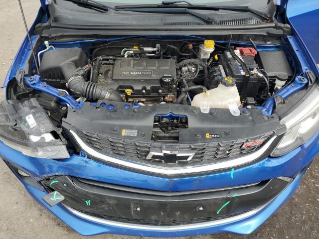 1G1JD6SB8J4125941 - 2018 CHEVROLET SONIC LT ლურჯი ფოტო 11