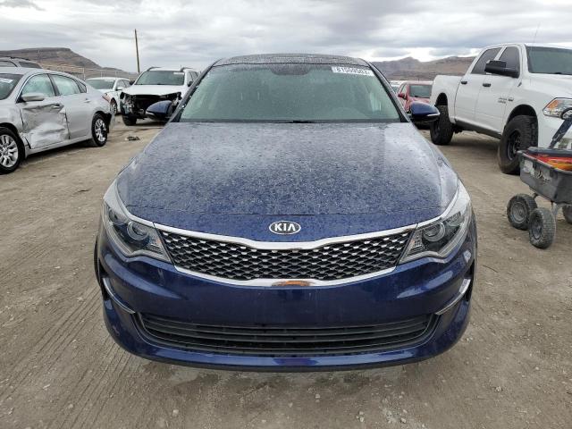 5XXGU4L38GG095576 - 2016 KIA OPTIMA EX BLUE photo 5