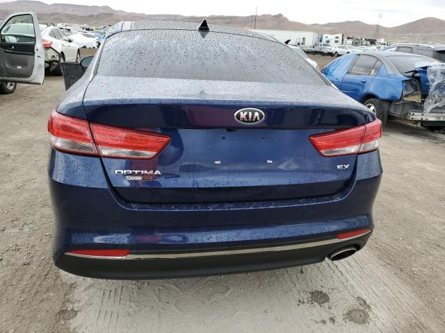 5XXGU4L38GG095576 - 2016 KIA OPTIMA EX BLUE photo 6