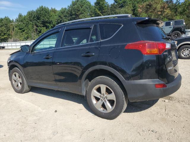 2T3RFREV0FW378743 - 2015 TOYOTA RAV4 XLE BLACK photo 2