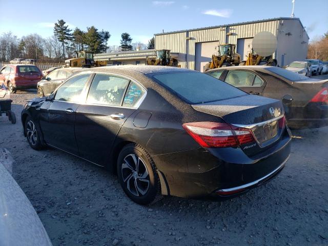 1HGCR2F47HA235866 - 2017 HONDA ACCORD LX BLACK photo 2