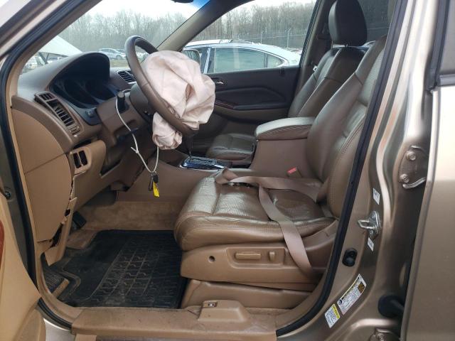 2HNYD18216H545416 - 2006 ACURA MDX GOLD photo 7