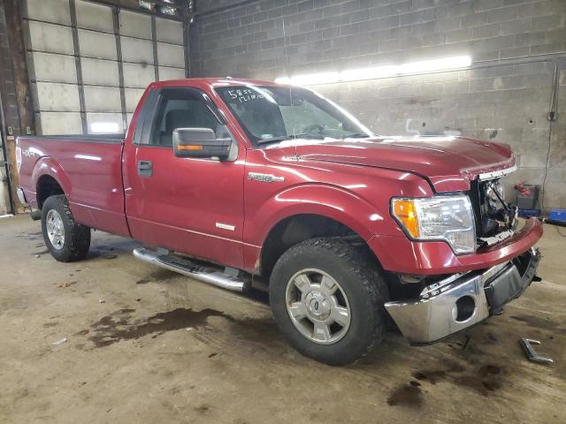 1FTNF1ET2EKD56376 - 2014 FORD F150 MAROON photo 4