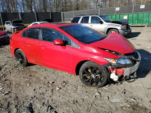 2HGFB6E53DH708466 - 2013 HONDA CIVIC SI RED photo 4