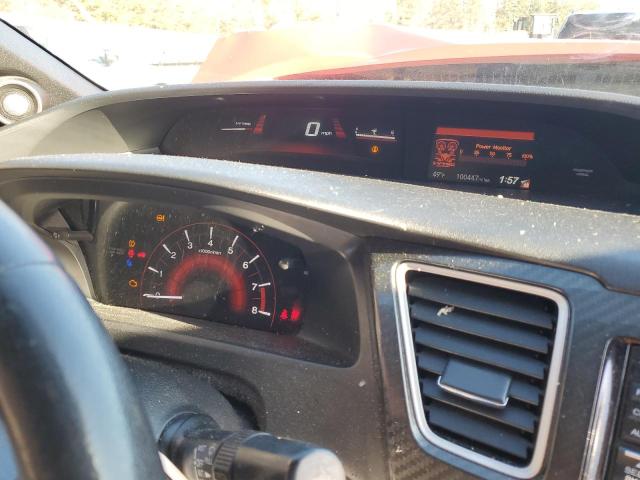 2HGFB6E53DH708466 - 2013 HONDA CIVIC SI RED photo 9