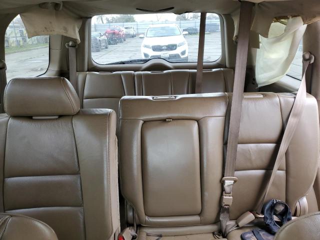 5FNYF28527B007542 - 2007 HONDA PILOT EXL WHITE photo 10