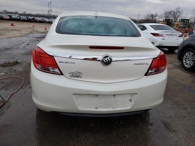 2G4GR5EK9C9124009 - 2012 BUICK REGAL WHITE photo 6