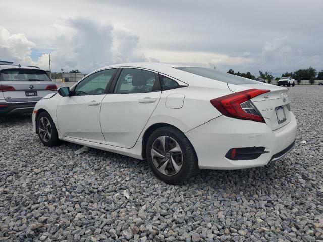 19XFC2F69KE017530 - 2019 HONDA CIVIC LX WHITE photo 2
